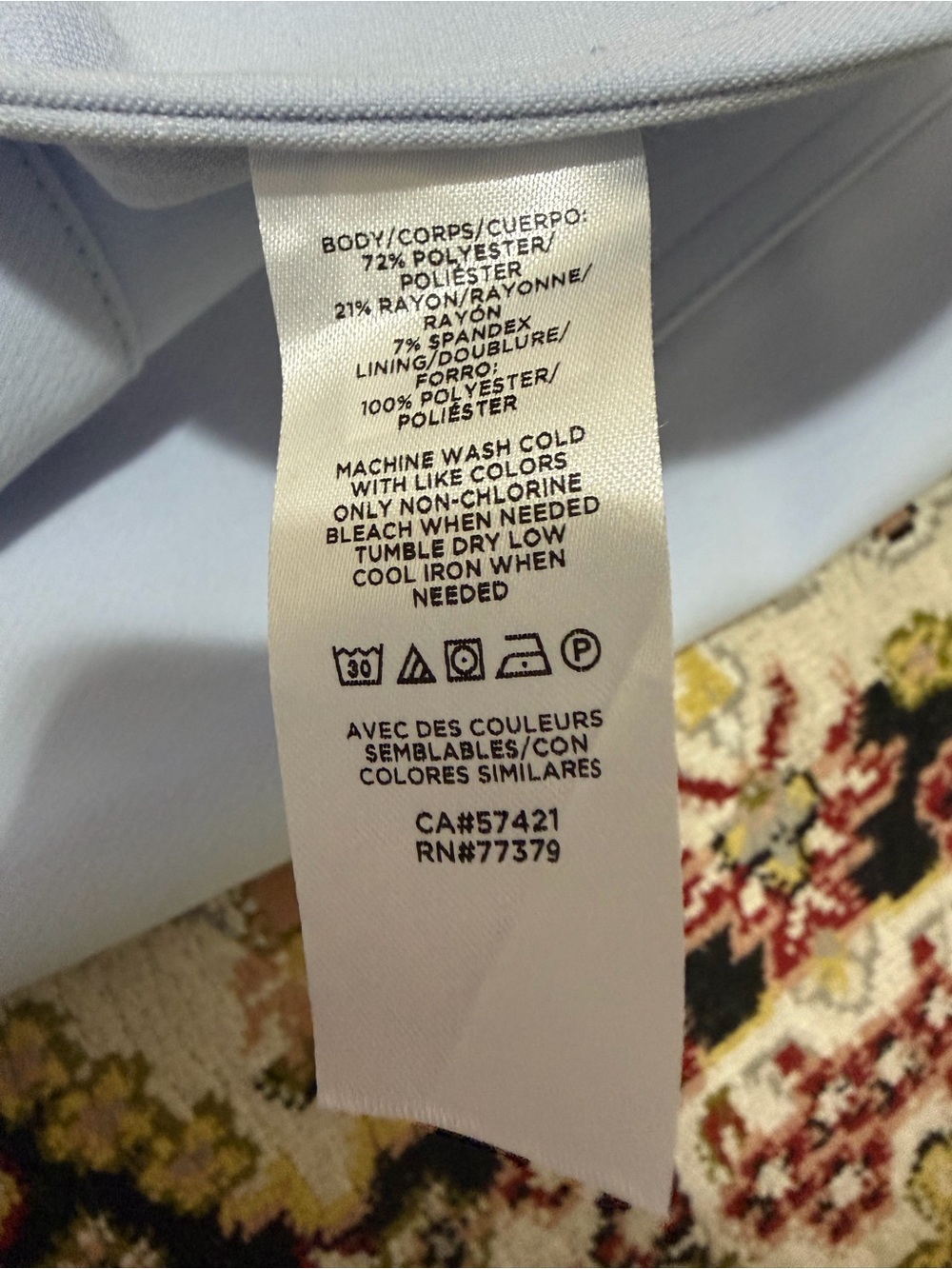 Ann Taylor Women S Light Blue Trench Coat Double Breasted Classic Spring Office - Picture 11 of 14